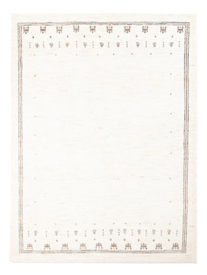 Alfombra Gabbeh - Persa - 198 x 150 cm - blanco