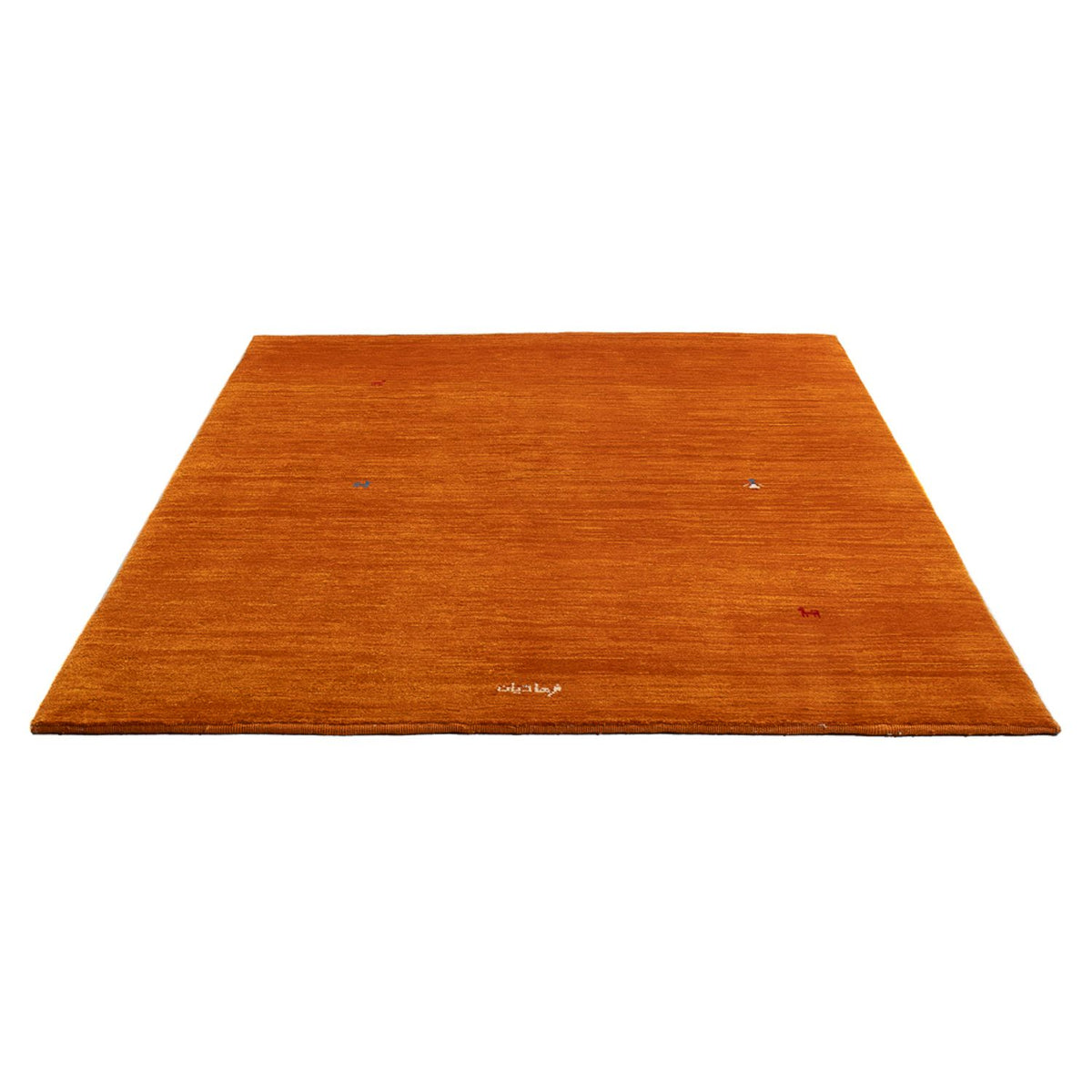 Alfombra Gabbeh - Persa - 193 x 150 cm - naranja