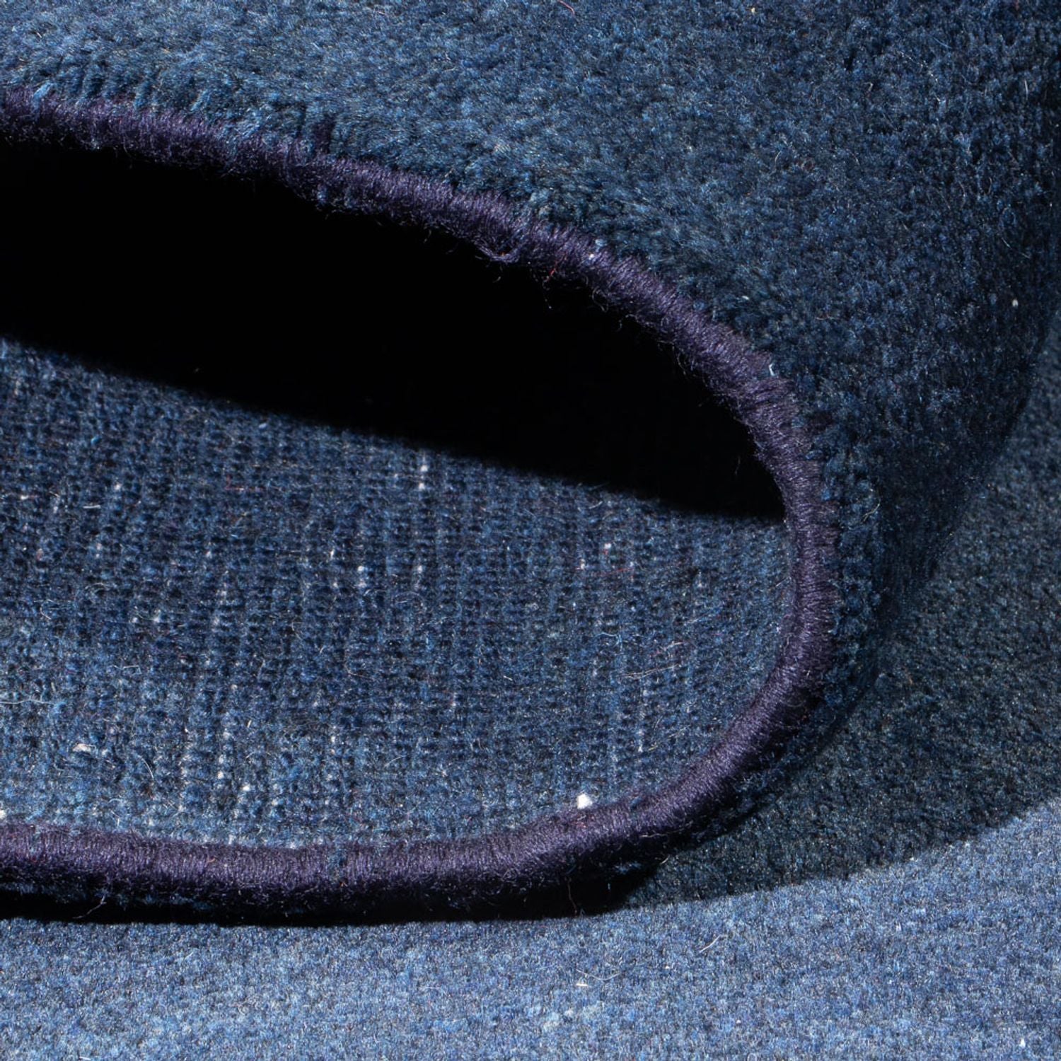 Alfombra Gabbeh - Persa - 190 x 147 cm - azul oscuro