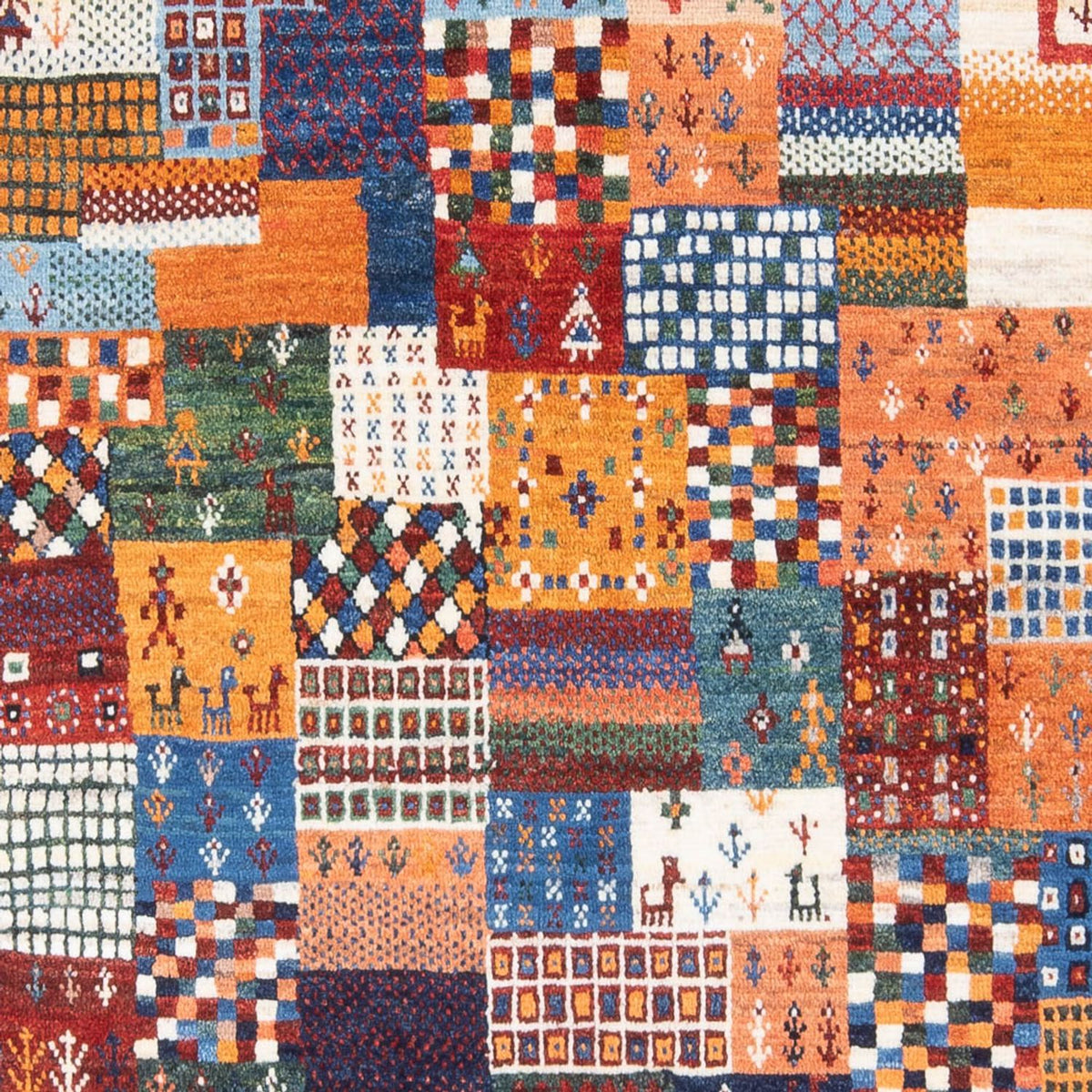 Alfombra Gabbeh - Persa - 198 x 148 cm - multicolor