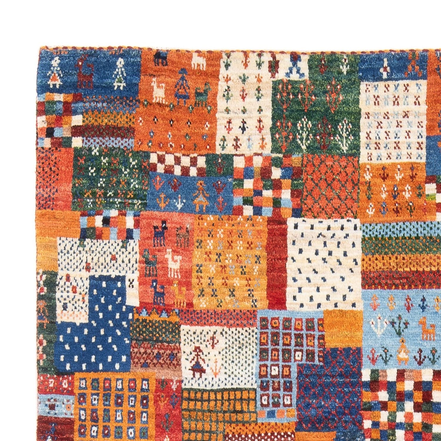 Alfombra Gabbeh - Persa - 198 x 148 cm - multicolor