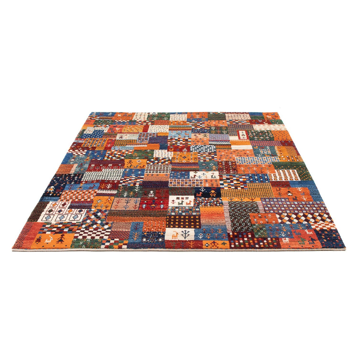 Alfombra Gabbeh - Persa - 198 x 148 cm - multicolor
