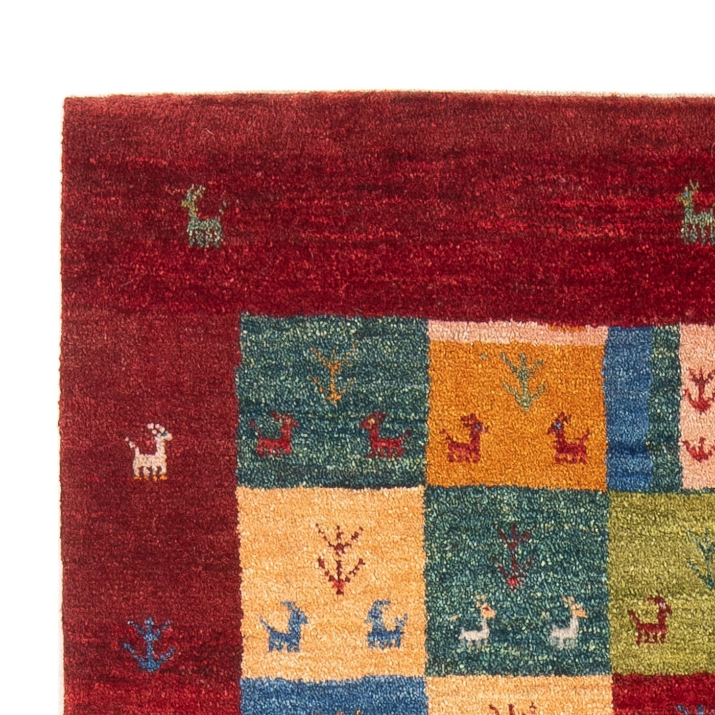 Gabbeh persa Alfombra 150x102cm - Perserteppich Wollteppich