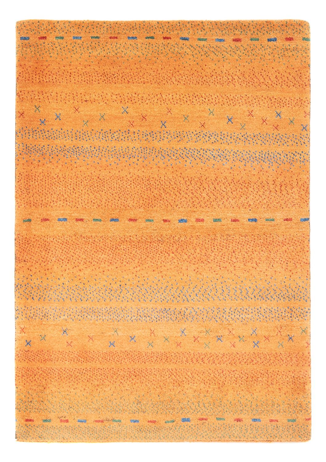 Alfombra Gabbeh - Persa - 153 x 110 cm - naranja