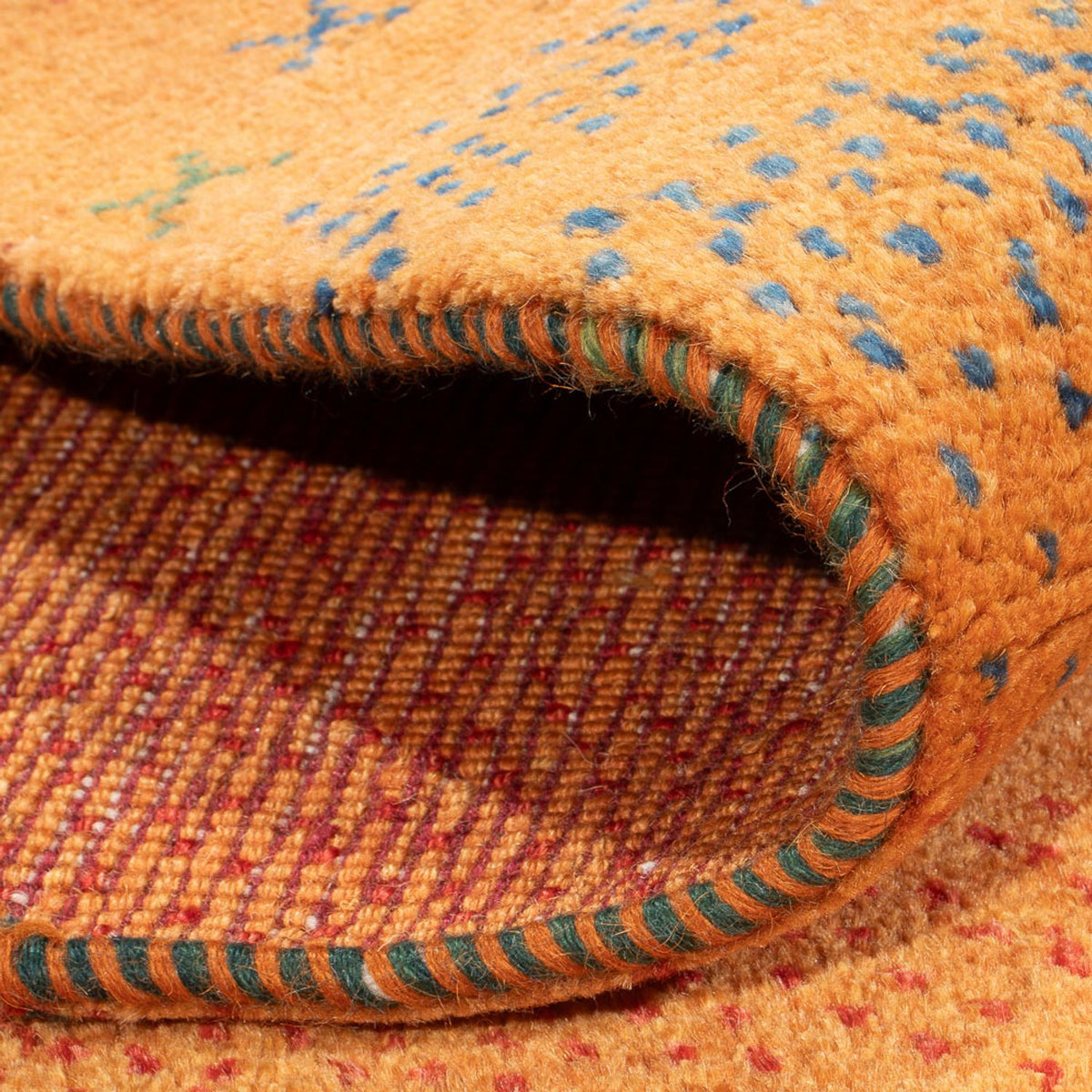 Alfombra Gabbeh - Persa - 153 x 110 cm - naranja