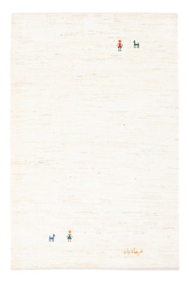 Alfombra Gabbeh - Persa - 150 x 104 cm - blanco