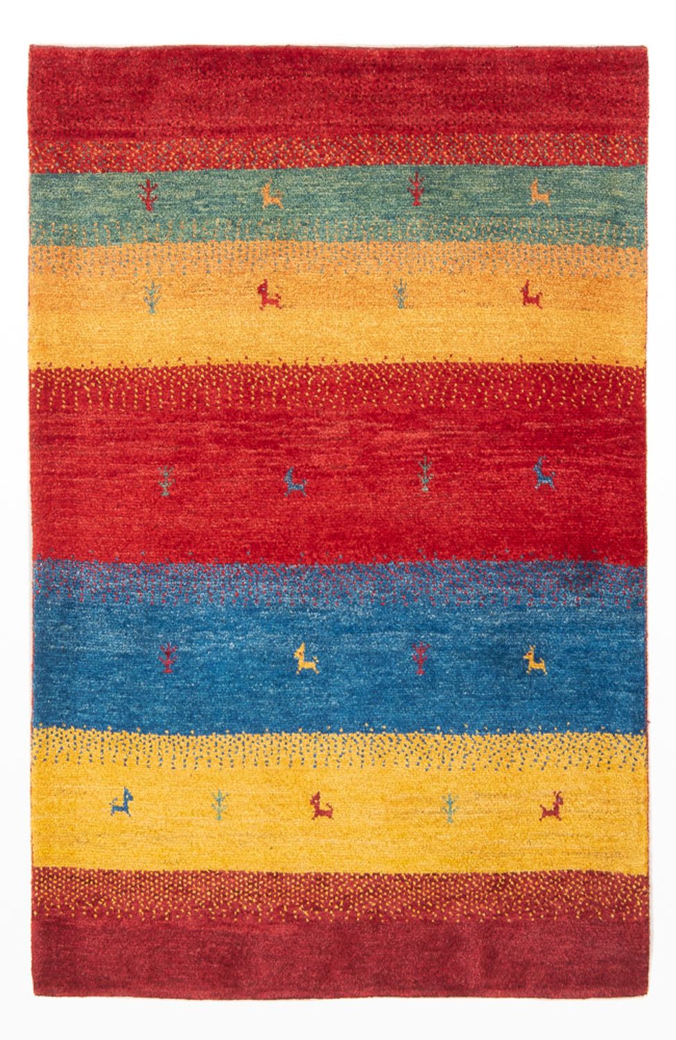 Alfombra Gabbeh - Persa - 151 x 104 cm - multicolor