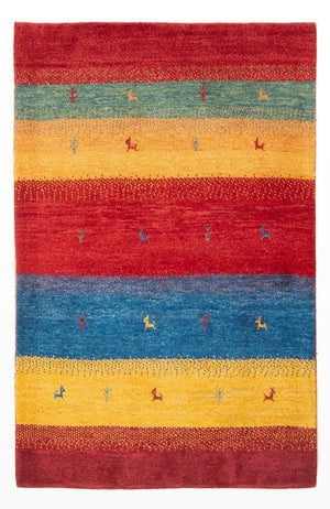 Alfombra Gabbeh - Persa - 151 x 104 cm - multicolor