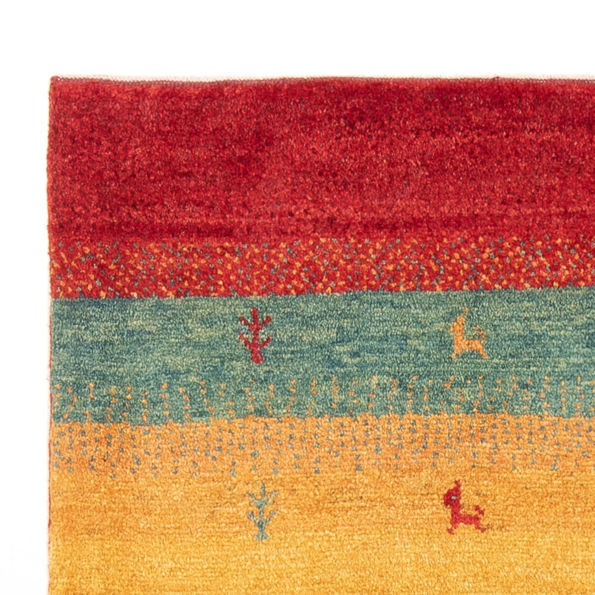 Alfombra Gabbeh - Persa - 151 x 104 cm - multicolor