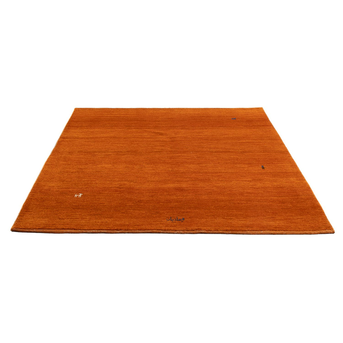 Alfombra Gabbeh - Persa - 189 x 151 cm - naranja