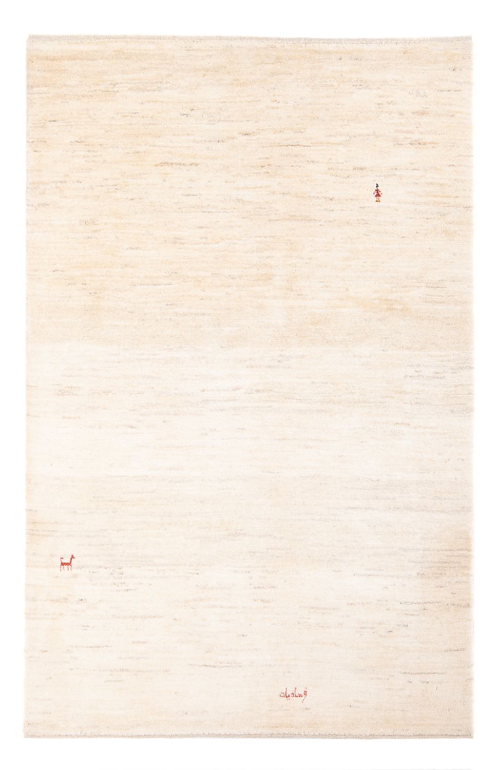 Alfombra Gabbeh - Persa - 187 x 130 cm - beige