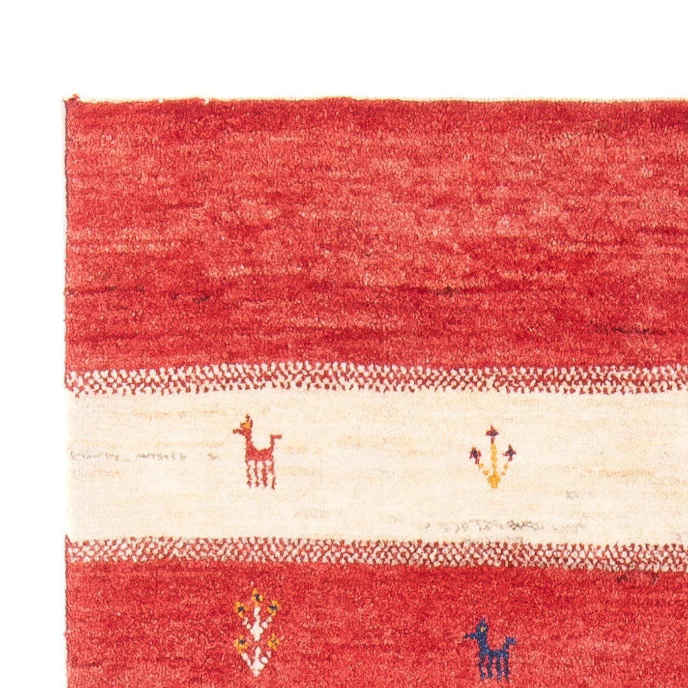 Gabbeh Persa Alfombra 143x80cm - Perserteppich Wollteppich