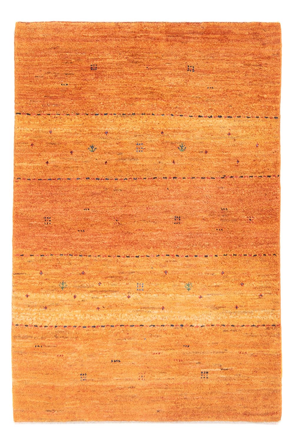 Alfombra Gabbeh - Persa - 142 x 98 cm - naranja