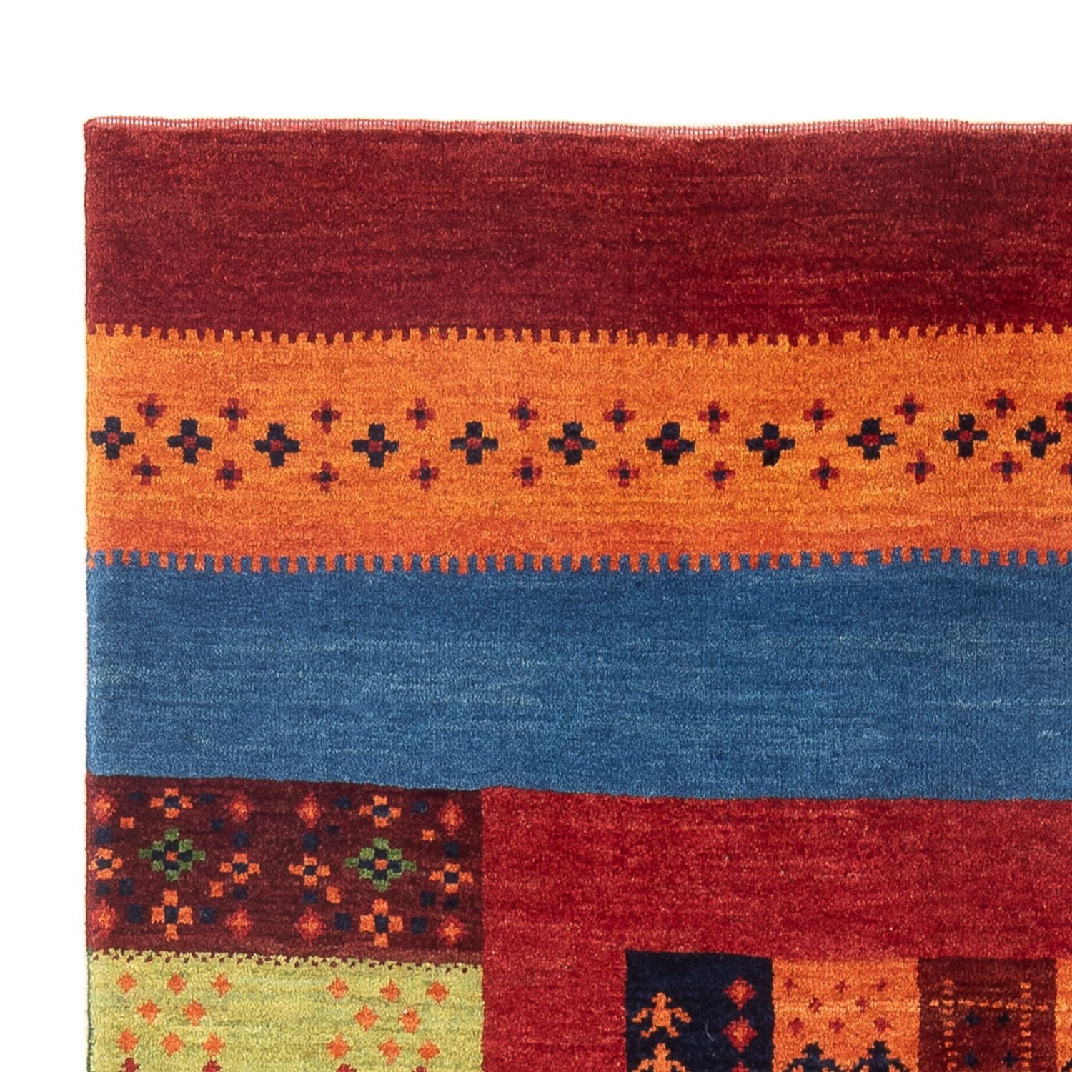 Alfombra Gabbeh - Persa - 192 x 134 cm - multicolor