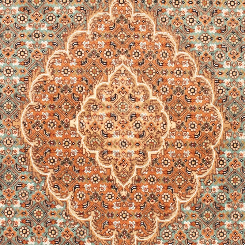 Alfombra persa - Tabriz - 118 x 82 cm - azul petróleo
