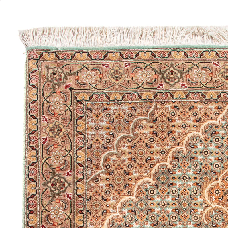 Alfombra persa - Tabriz - 118 x 82 cm - azul petróleo