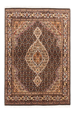 Alfombra Persa - Tabriz - Real - 147 x 105 cm - azul oscuro