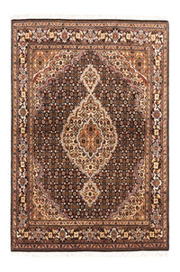 Alfombra Persa - Tabriz - Real - 147 x 105 cm - azul oscuro