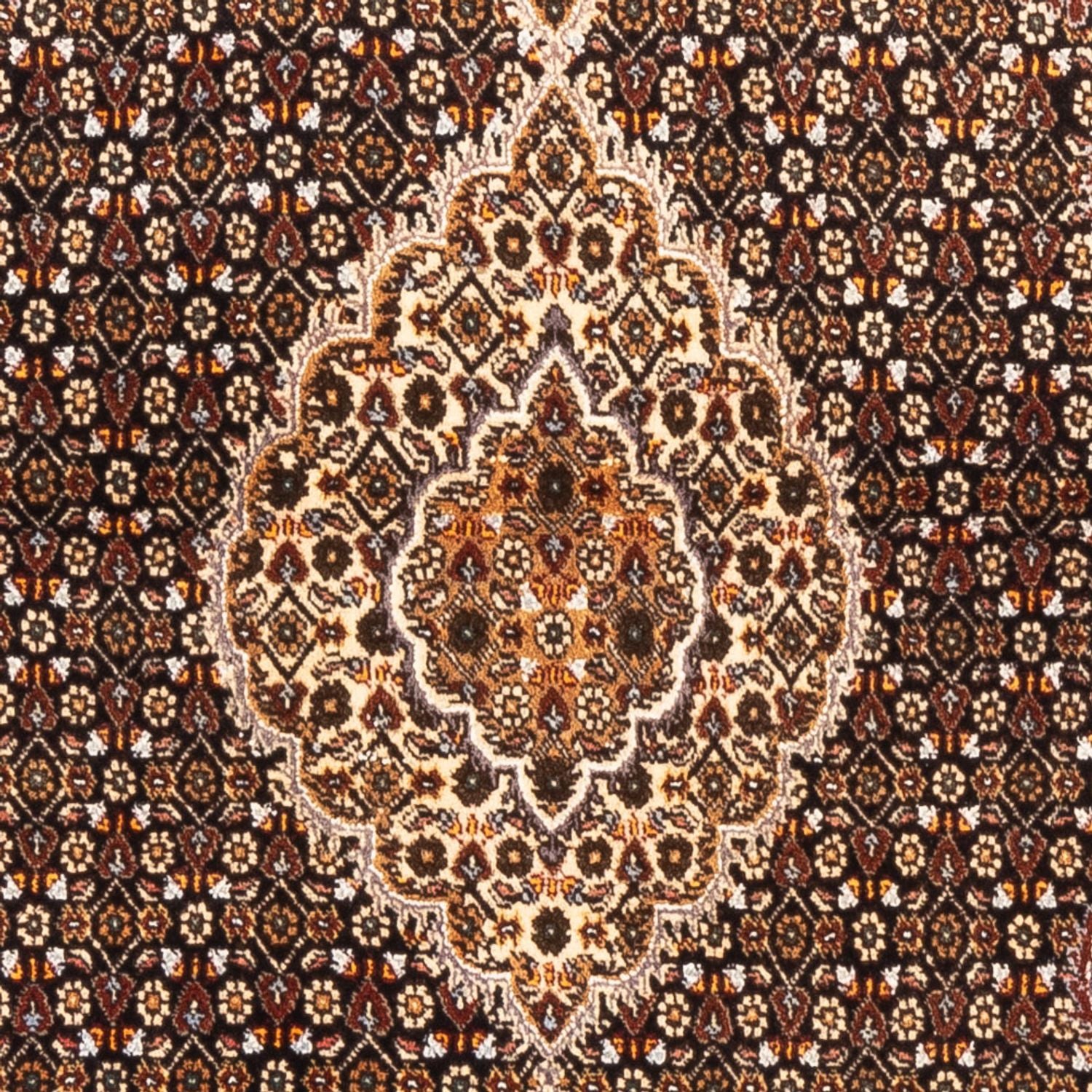 Alfombra Persa - Tabriz - Real - 147 x 105 cm - azul oscuro