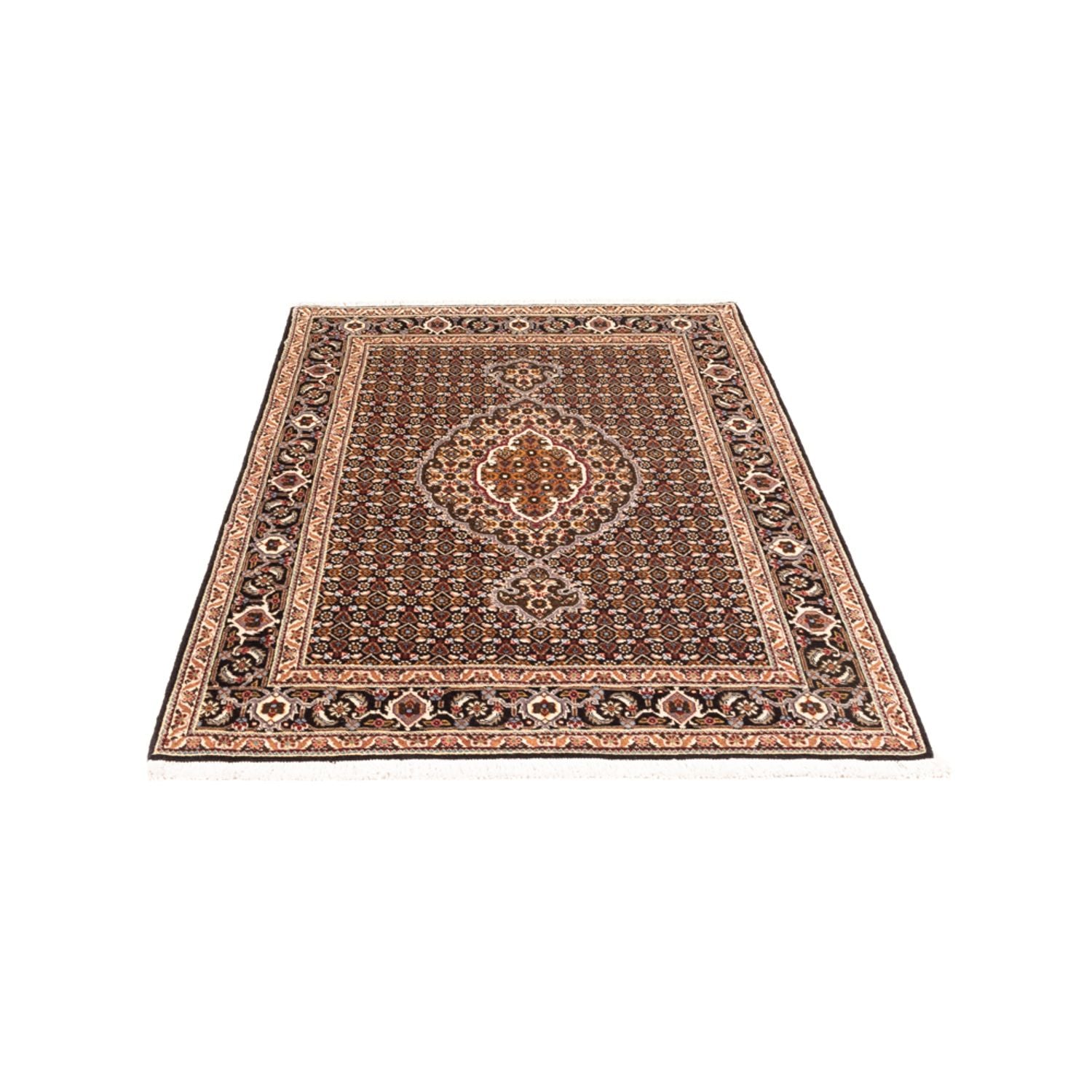 Alfombra Persa - Tabriz - Real - 150 x 102 cm - azul oscuro