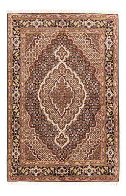 Alfombra Persa - Tabriz - Real - 144 x 101 cm - azul oscuro