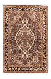 Alfombra Persa - Tabriz - Real - 144 x 101 cm - azul oscuro