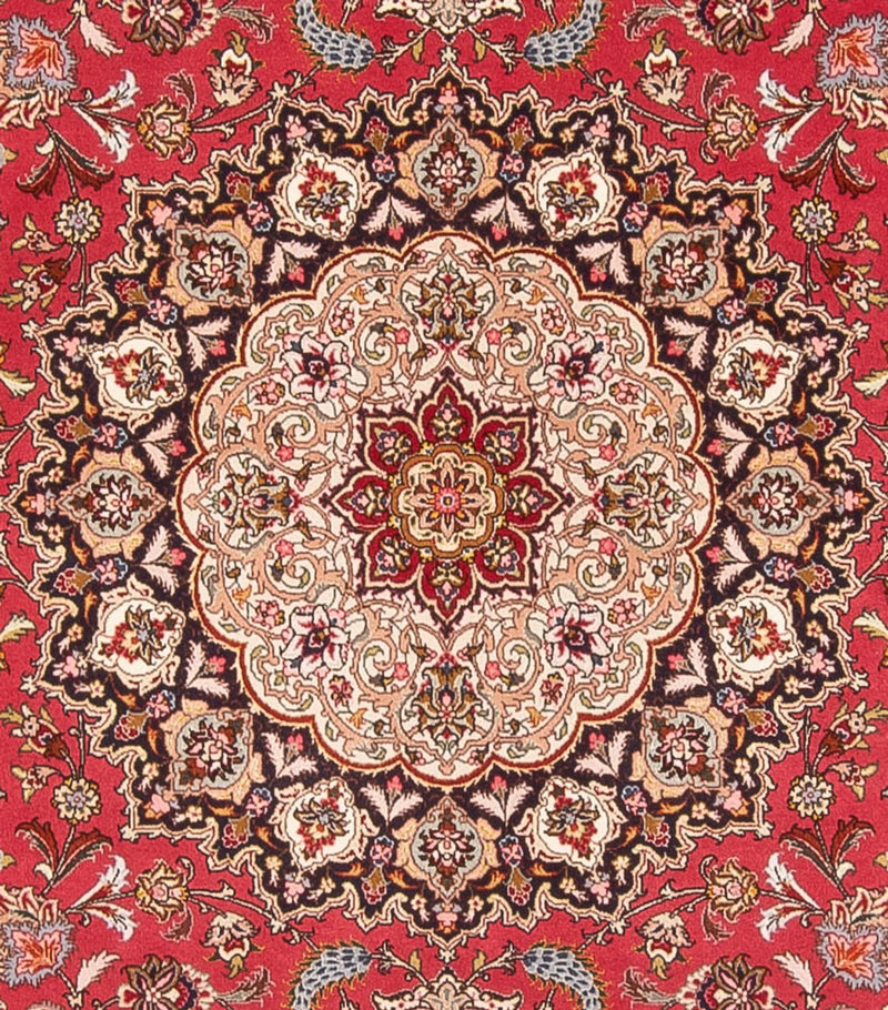Alfombra Persa - Tabriz - Real cuadrado  - 252 x 252 cm - rojo