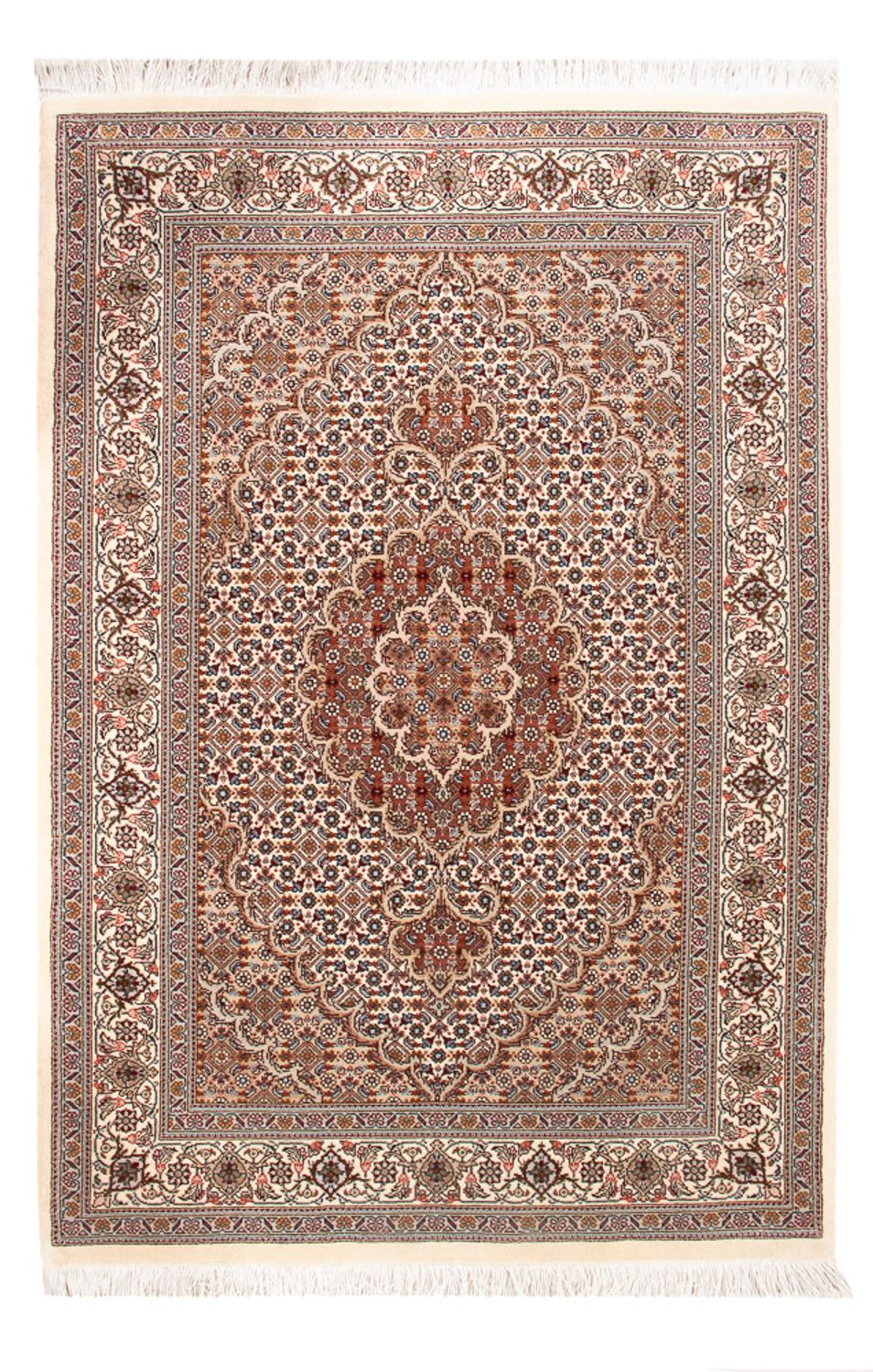 Alfombra Persa - Tabriz - Real - 124 x 81 cm - beige