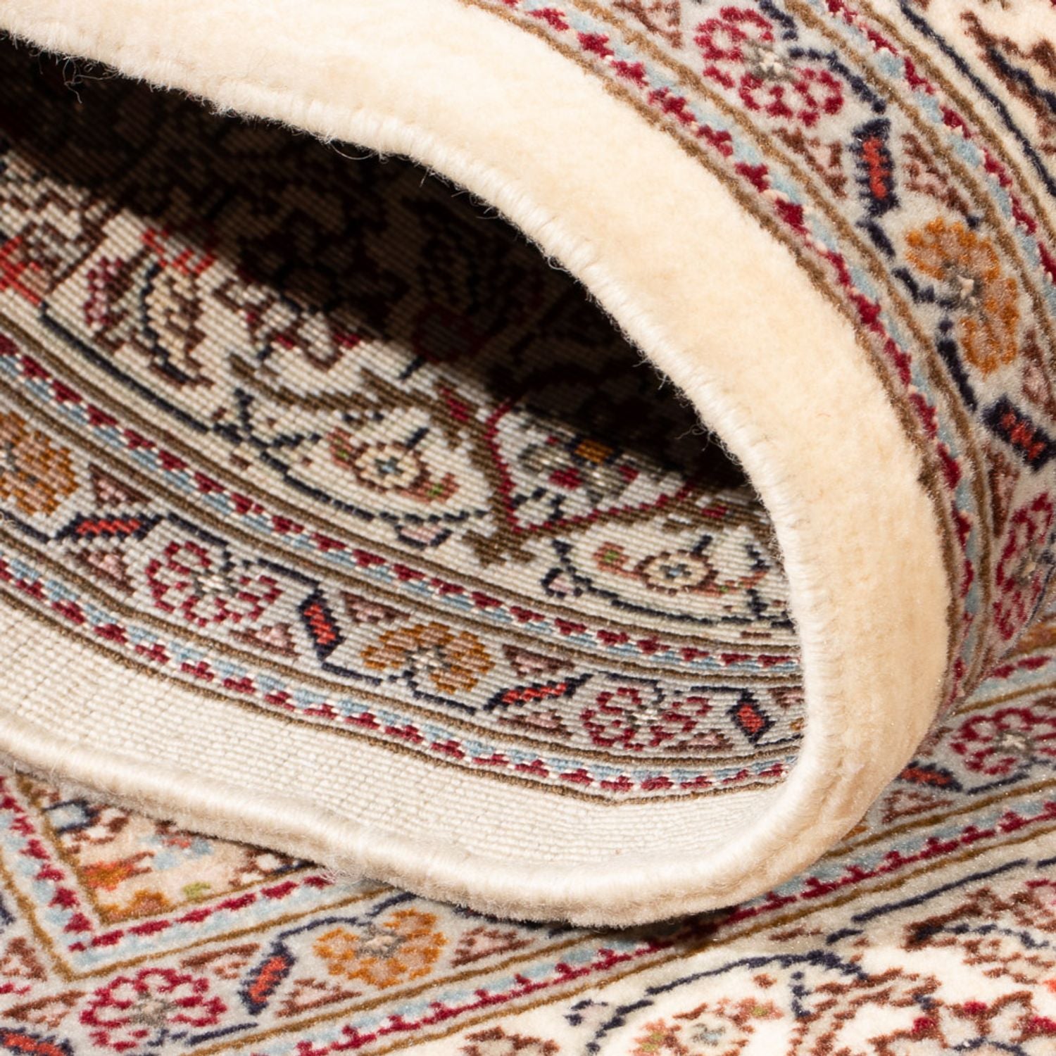 Alfombra Persa - Tabriz - Real - 124 x 81 cm - beige