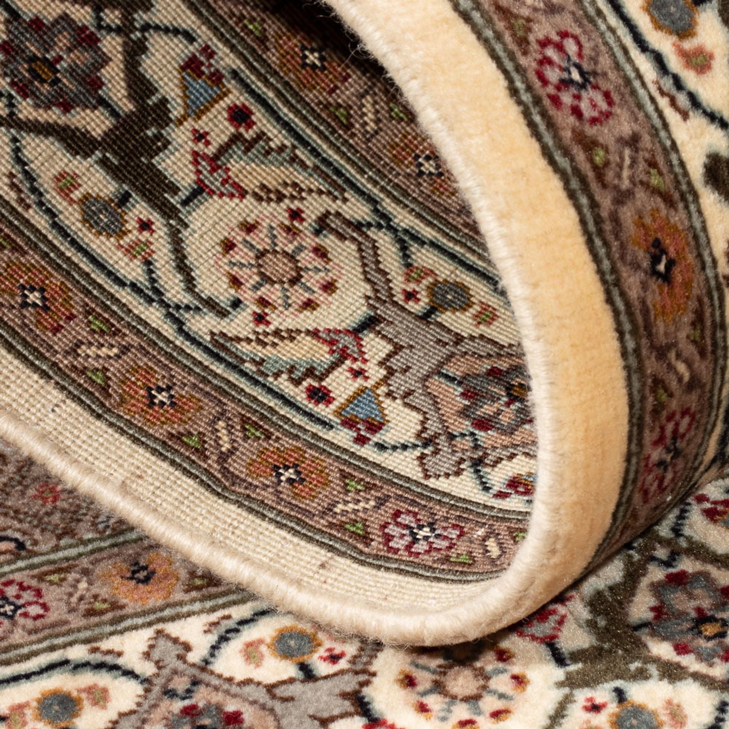 Alfombra Persa - Tabriz - Real - 121 x 77 cm - beige