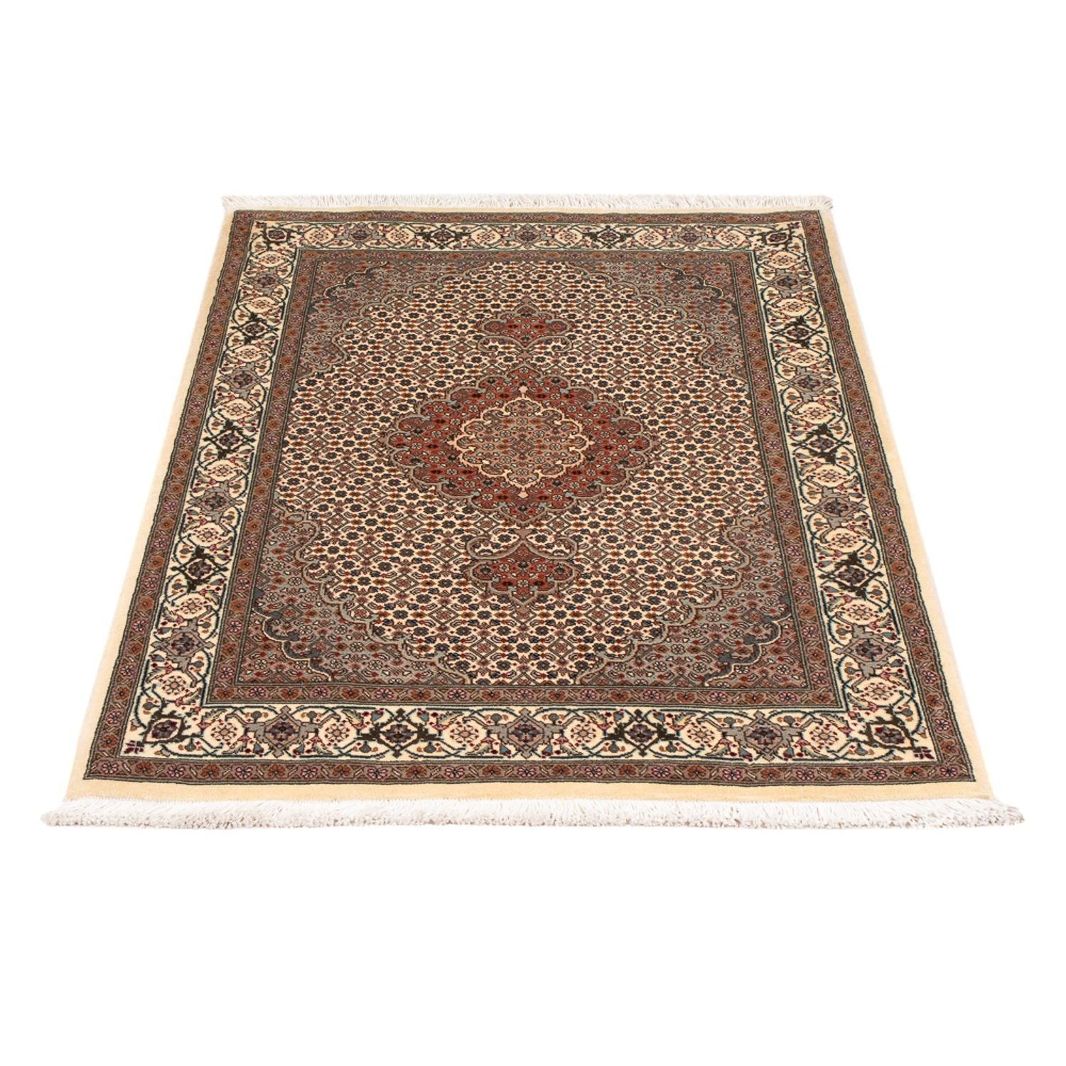 Alfombra Persa - Tabriz - Real - 121 x 77 cm - beige