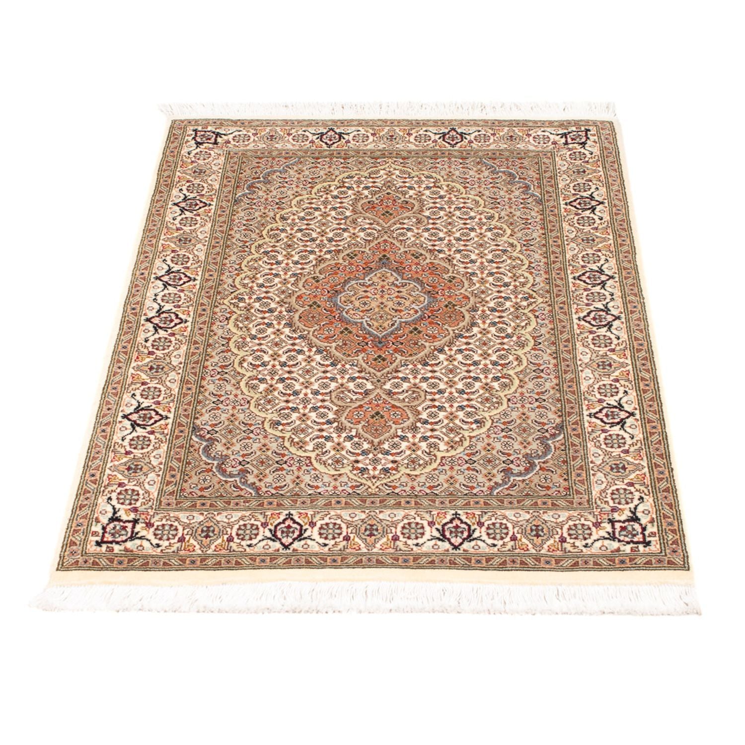 Alfombra Persa - Tabriz - Real - 96 x 60 cm - beige