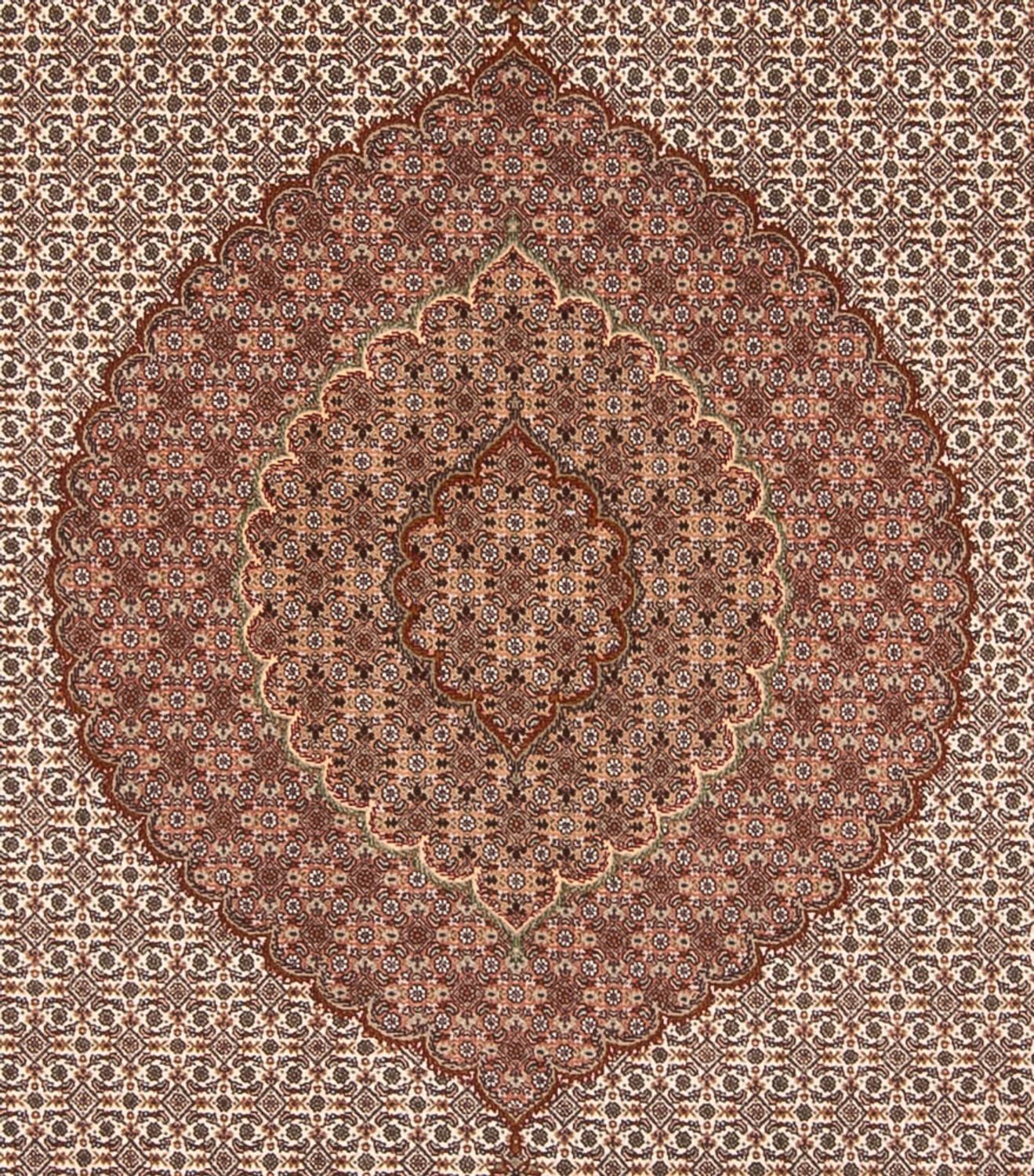 Alfombra persa - Tabriz - 355 x 250 cm - marrón claro