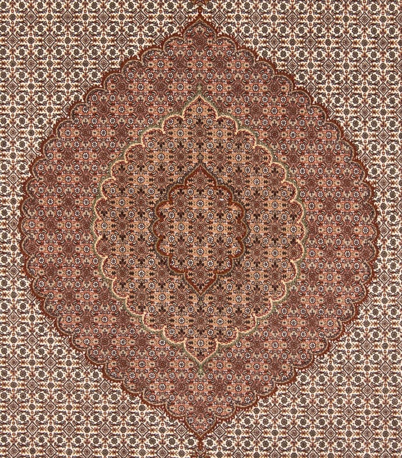Alfombra persa - Tabriz - 355 x 250 cm - marrón claro