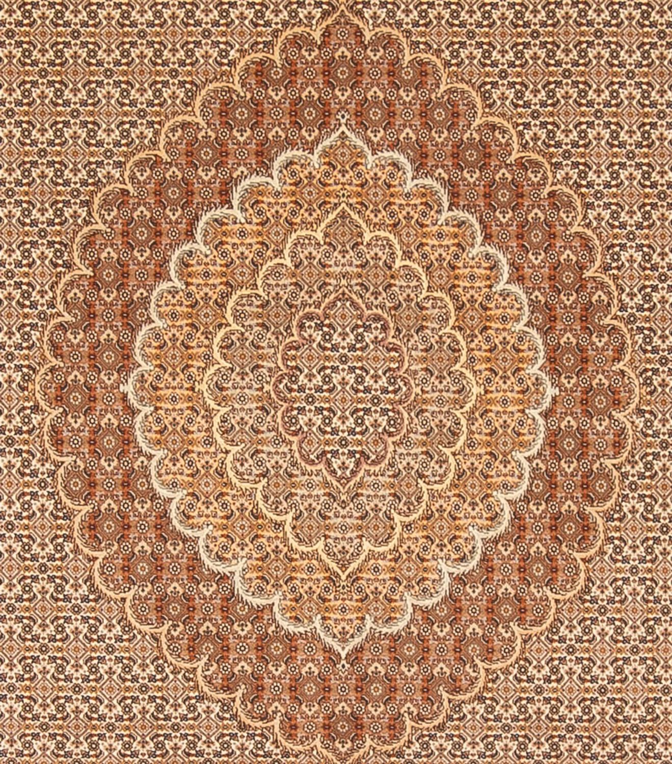 Alfombra persa - Tabriz - 290 x 250 cm - marrón claro