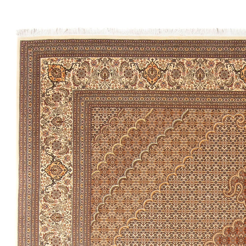 Alfombra persa - Tabriz - 290 x 250 cm - marrón claro