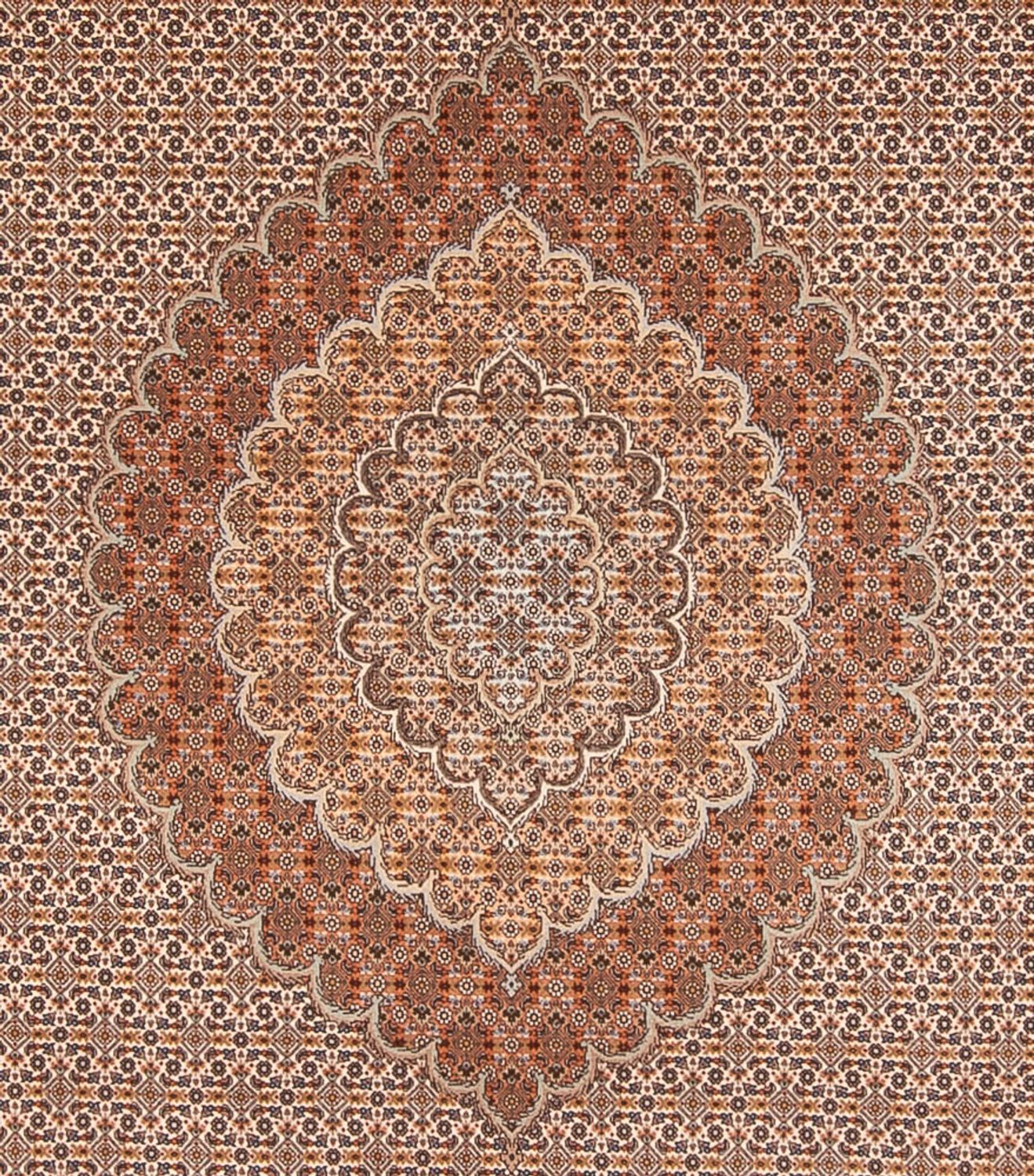 Alfombra persa - Tabriz - 349 x 254 cm - marrón claro