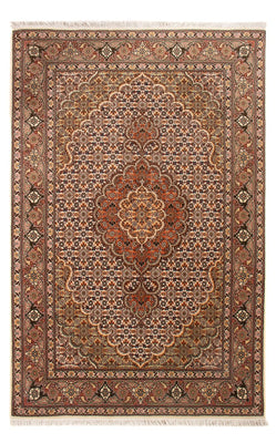 Alfombra Persa - Tabriz - Real - 132 x 80 cm - crema