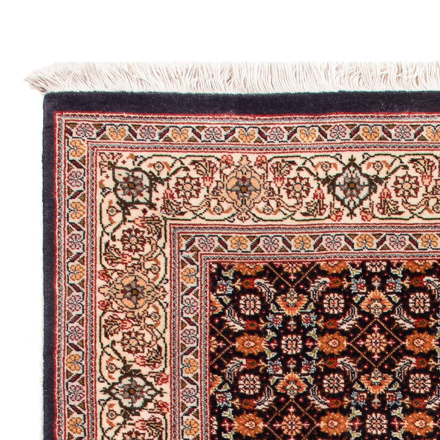 Alfombra Persa - Tabriz - Real - 116 x 83 cm - azul oscuro