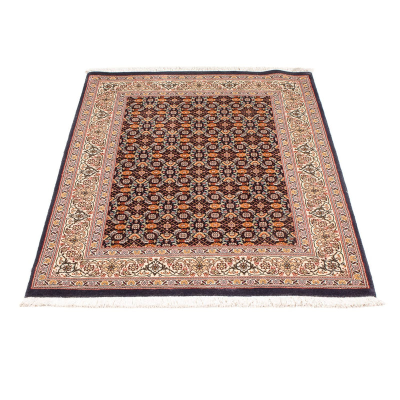 Alfombra Persa - Tabriz - Real - 116 x 83 cm - azul oscuro