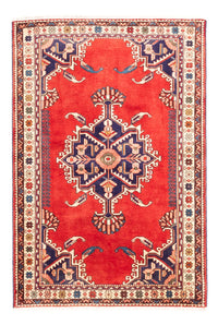 Alfombra persa - Nómada - 154 x 109 cm - rojo