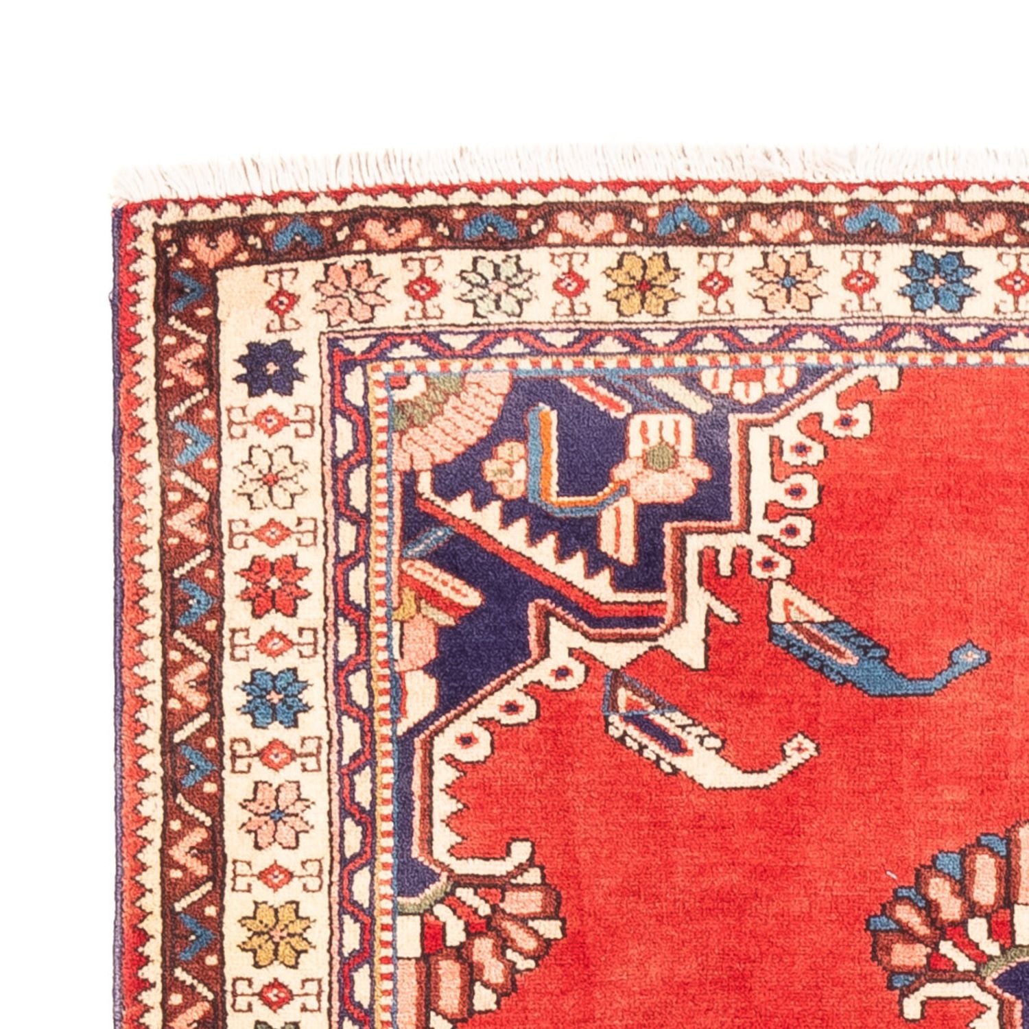 Alfombra persa - Nómada - 154 x 109 cm - rojo