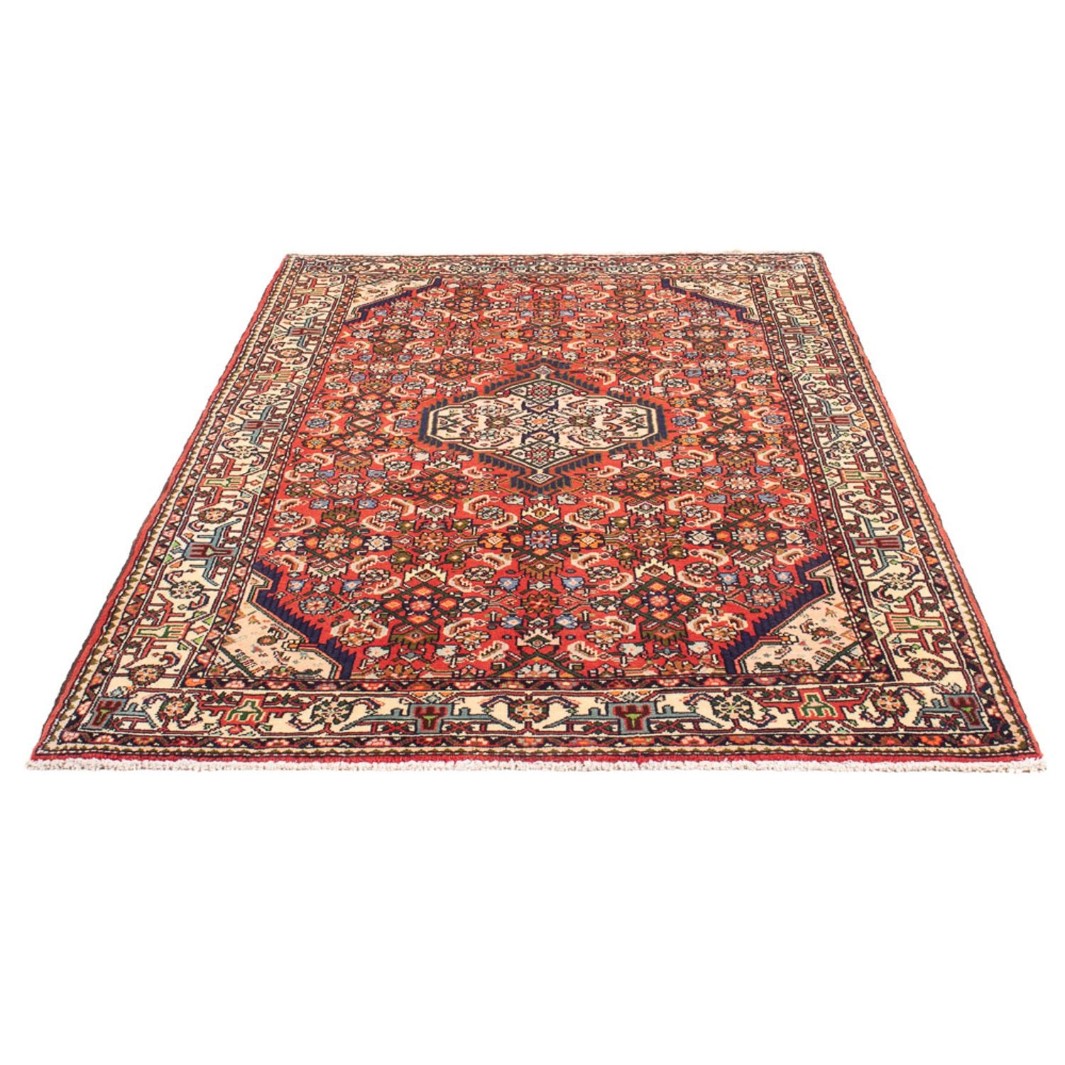 Alfombra persa - Nómada - 194 x 147 cm - rojo