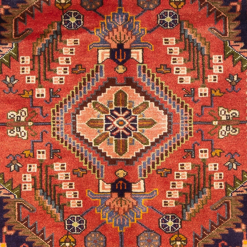 Alfombra persa - Nómada - 222 x 140 cm - rojo