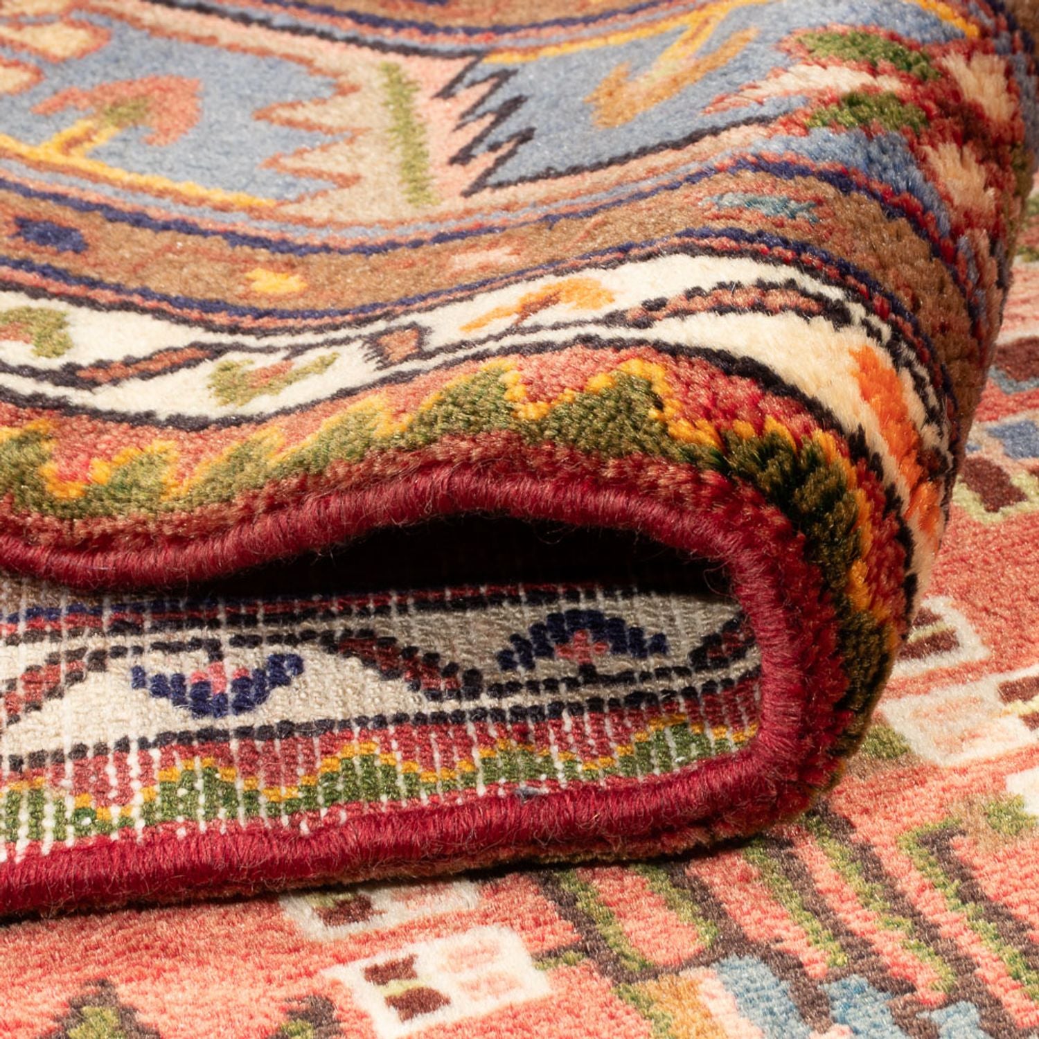 Alfombra persa - Nómada - 222 x 140 cm - rojo