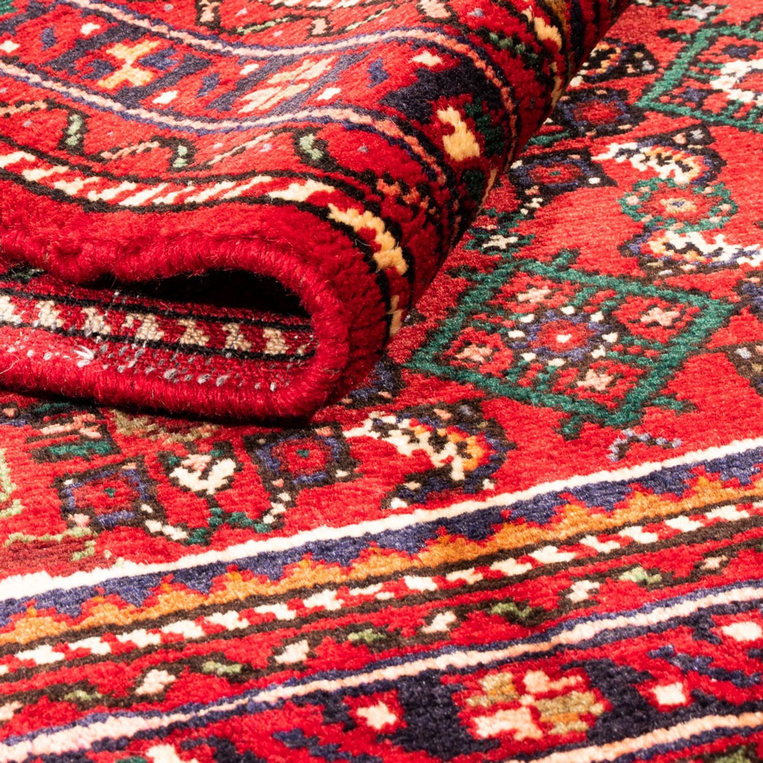 Alfombra persa - Nómada - 152 x 104 cm - rojo