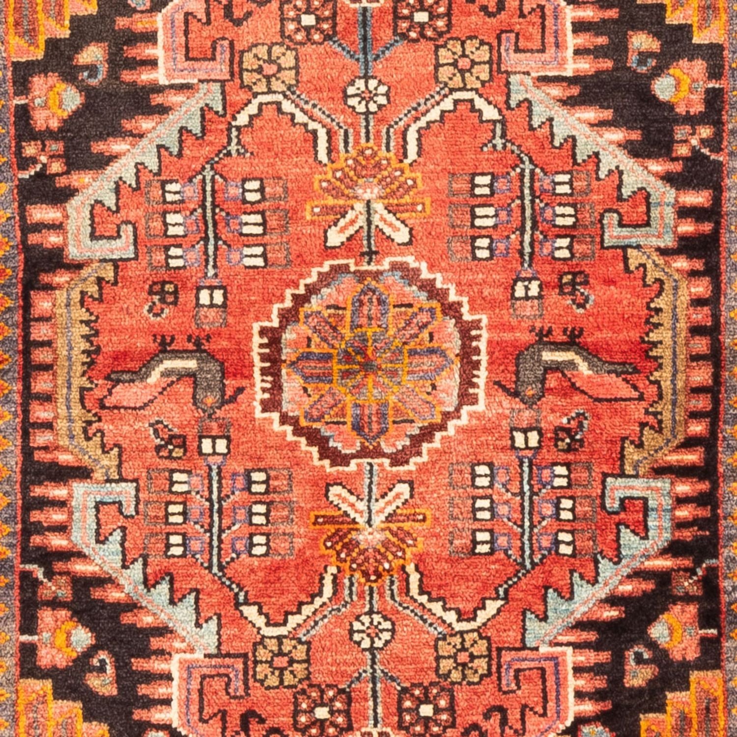 Alfombra persa - Nómada - 164 x 99 cm - rojo