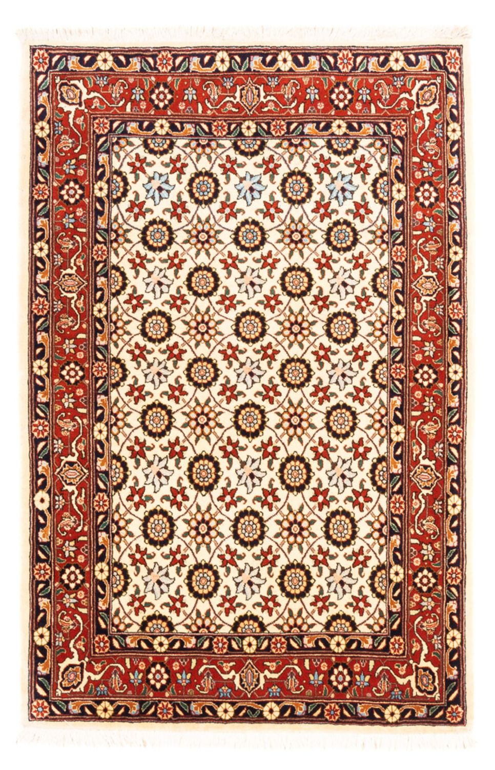 Alfombra persa - Nómada - 150 x 105 cm - crema