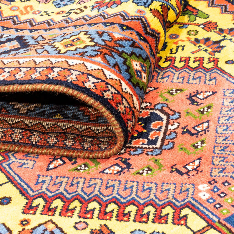 Alfombra de pasillo Alfombra persa - Nómada - 202 x 78 cm - amarillo