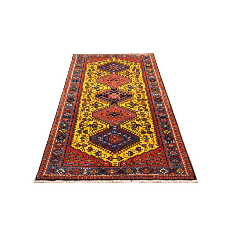 Alfombra de pasillo Alfombra persa - Nómada - 202 x 78 cm - amarillo